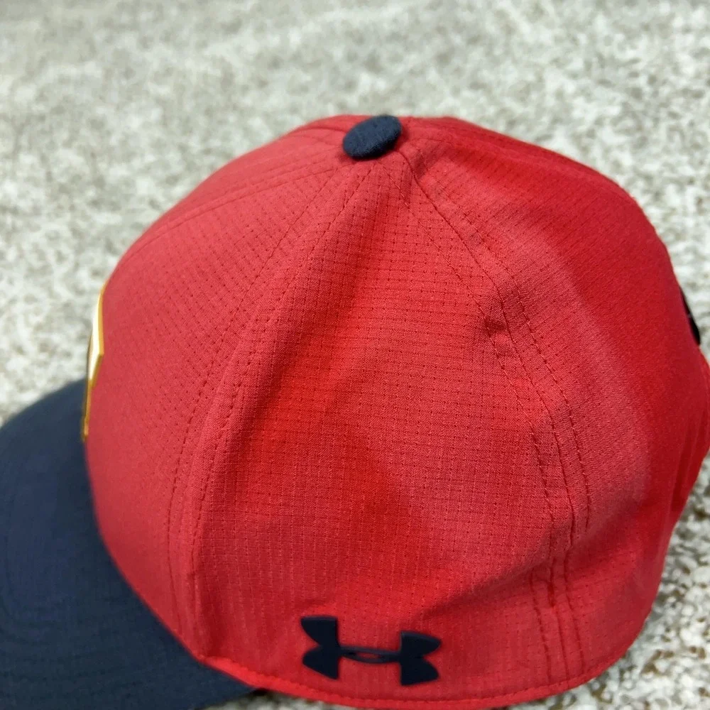 Minnesota Twins Hat Cap Strap Back Mens One Size Red‎ MLB Baseball Under Armour